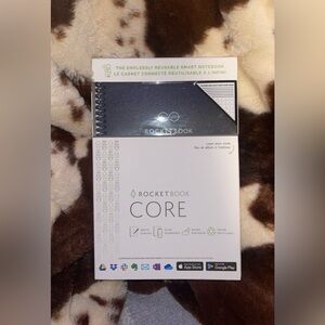 New Rocketbook Core Reusable Smart Notebook – Black & White
